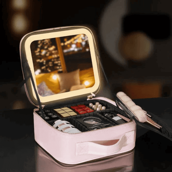 Neceser para Maquillaje con Espejo 4K y Super LED + REGALO 🎁