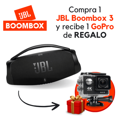 JBL Boombox 3 + GoPro 4K de Regalo 🕛 Últimas horas de promoción 🕛