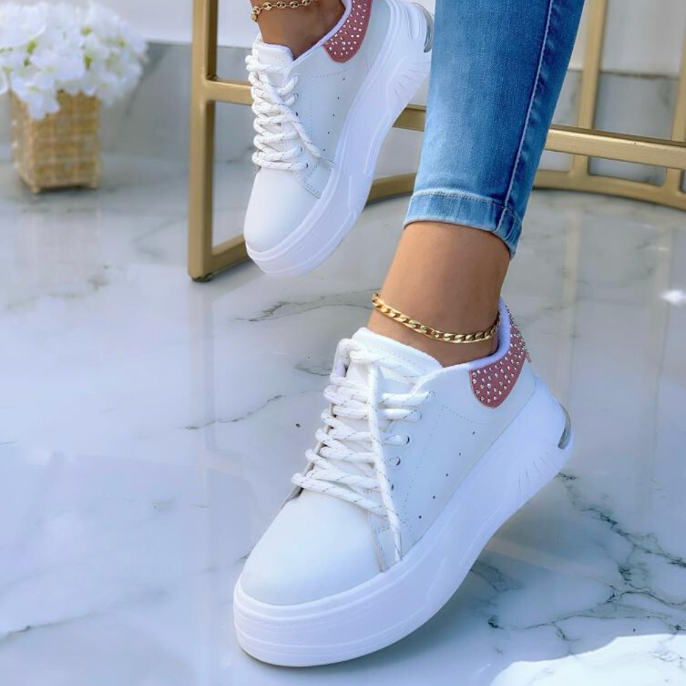 Tenis Casual Brillante para Mujer