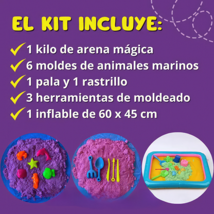 Kit de Arena Mágica Moldeable