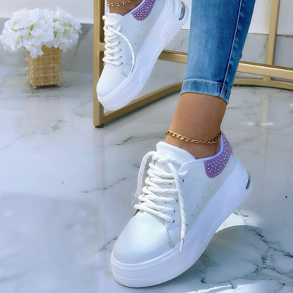 Tenis Casual Brillante para Mujer