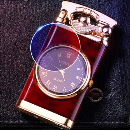 Encendedor y Reloj Recargable Elegant Lighter