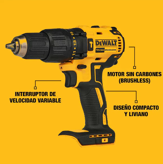 Taladro Inalámbrico 36v + 2 Potentes Batérias + 26 Herramientas