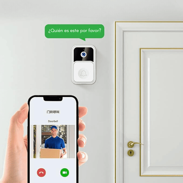 Timbre de Puerta Inteligente Con Cámara Wifi 🚨 Últimas Unidades 🚨