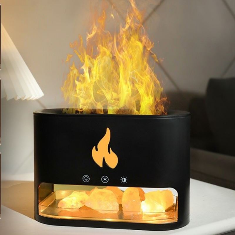 Humidificador y Difusor de Aromas con Diseño de Chimenea