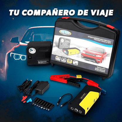 Kit Arrancador de Batería PowerTrip + Compresor Inflador 🕑 Últimas horas de promoción 🕑