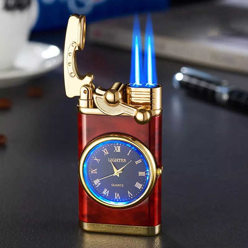 Encendedor y Reloj Recargable Elegant Lighter