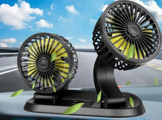 Ventilador Automotriz Doble con Ajuste