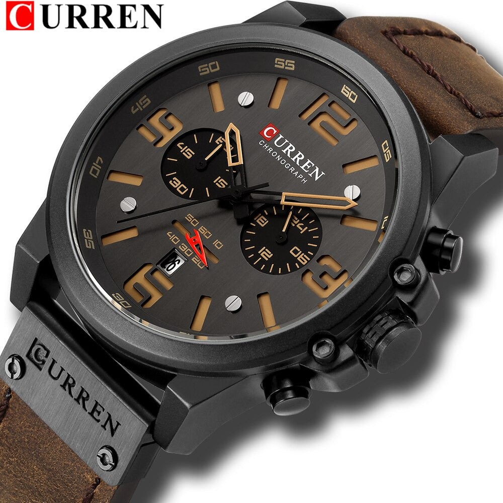 Reloj Curren de Cuarzo Correa de Cuero