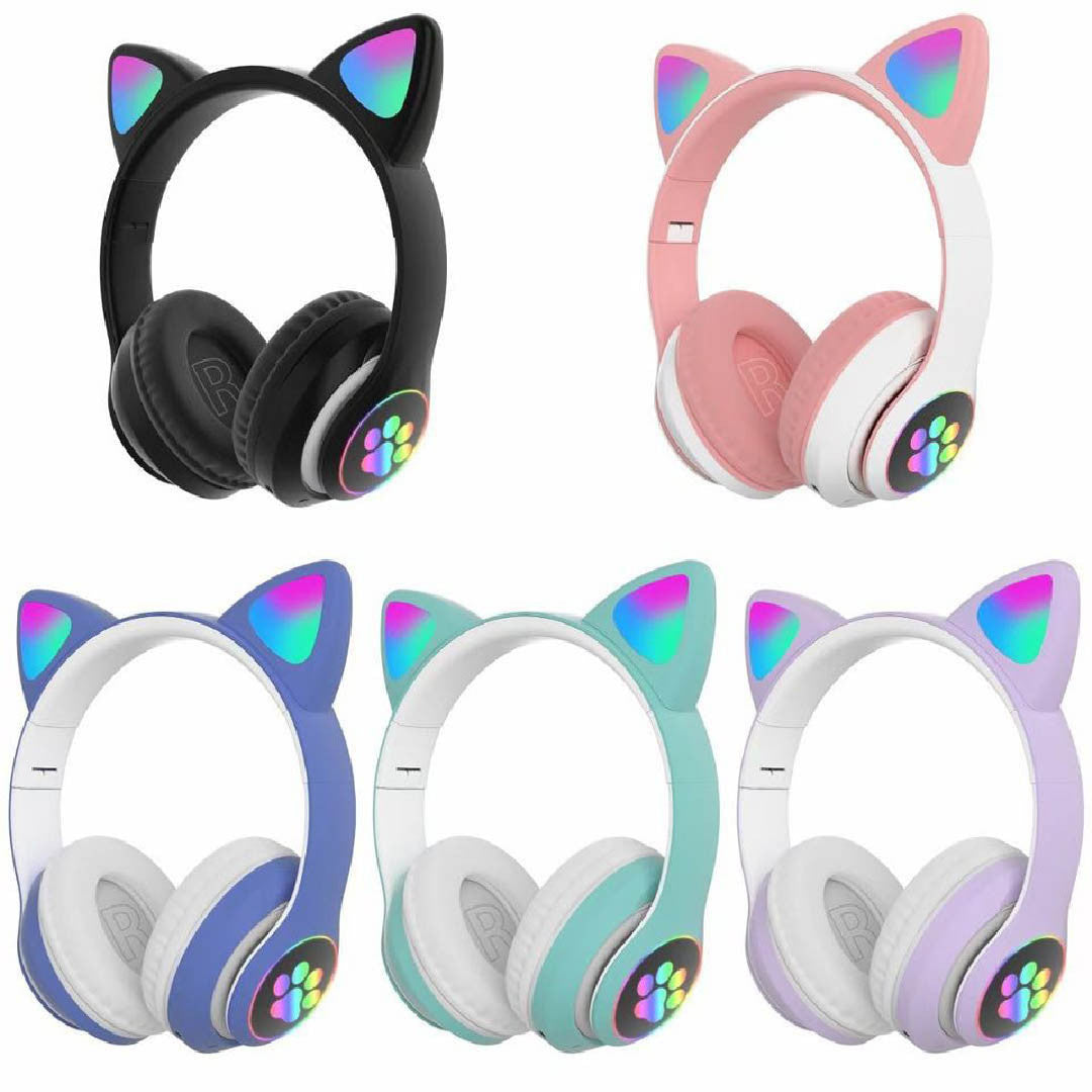 Audífonos Bluetooth de Gato